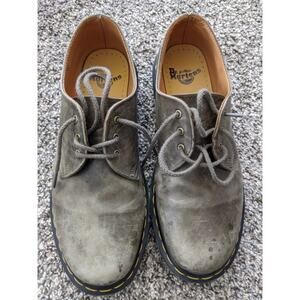 Dr. Martens Leather Dress Shoes Mens Size 9 Oxford Olive Green Perfect Condition